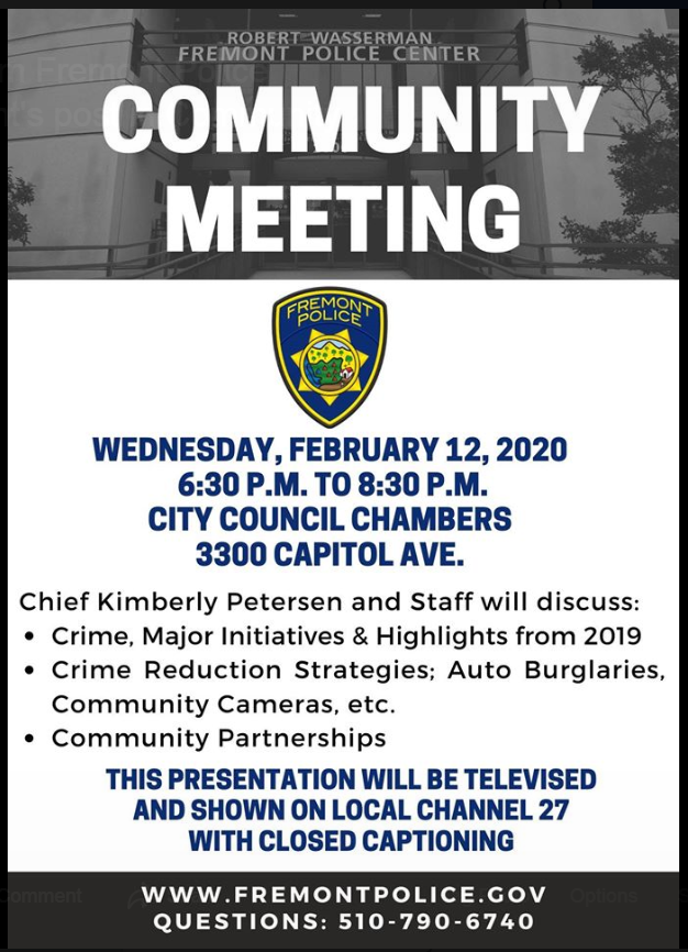 FPD community meeting