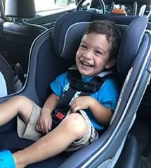 kid in carseat