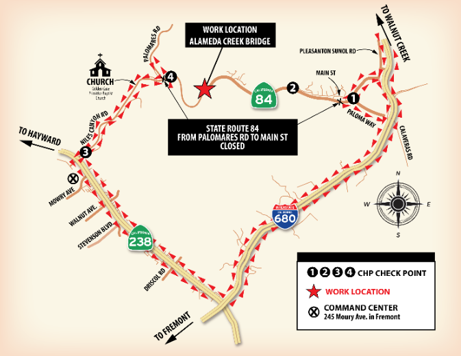 NIes Canyon Full Closure April 22-25